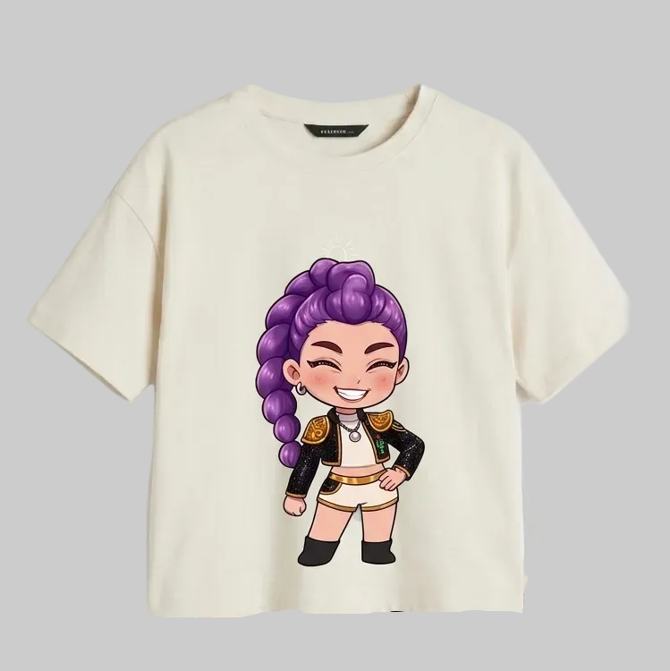 Camiseta overzise niñas mira kpop