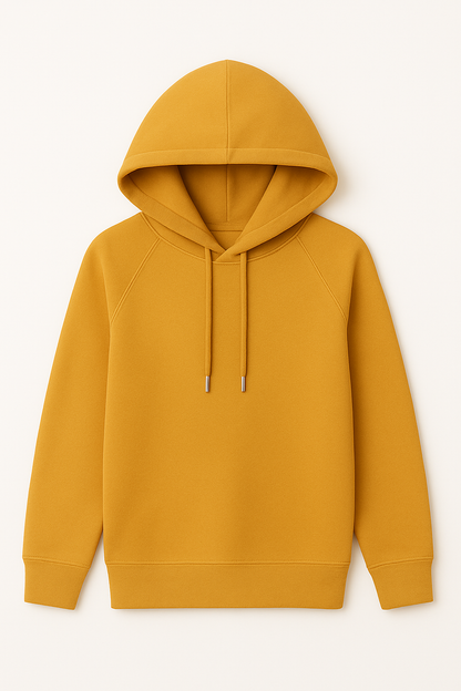 Hoodie para niño amarillo Unicolor