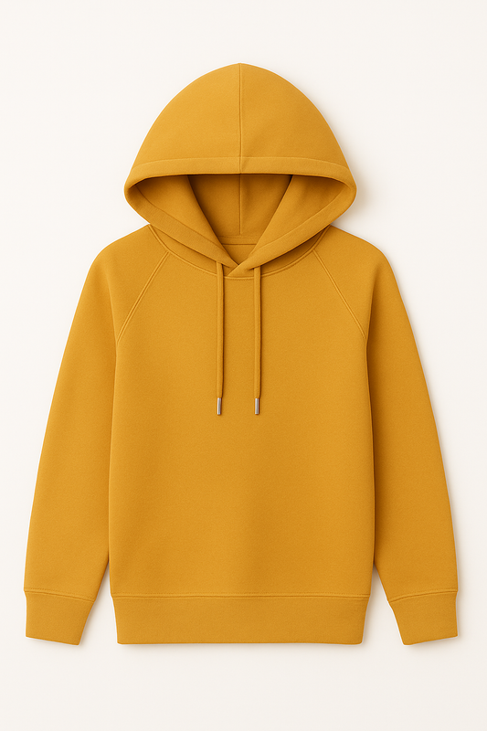 Hoodie para niño amarillo Unicolor