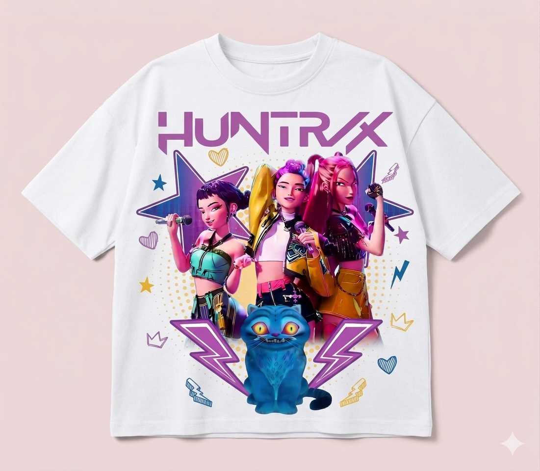 Camiseta niñas Huntrix Kpop