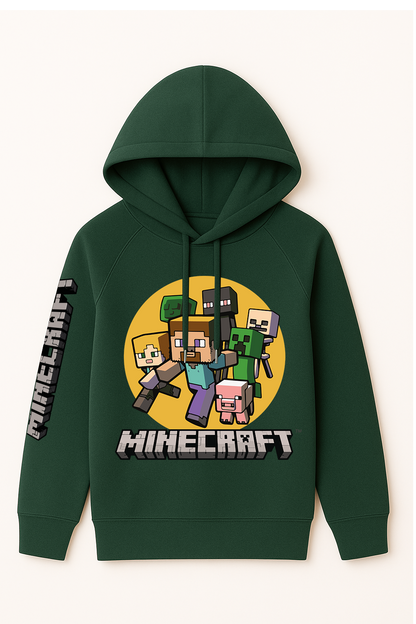 Hoodie para niño de Minecraf – Sudadera para niños de Minecraf