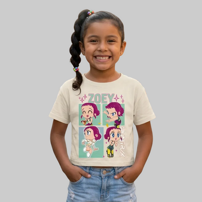Camiseta overzise niñas soey kpop