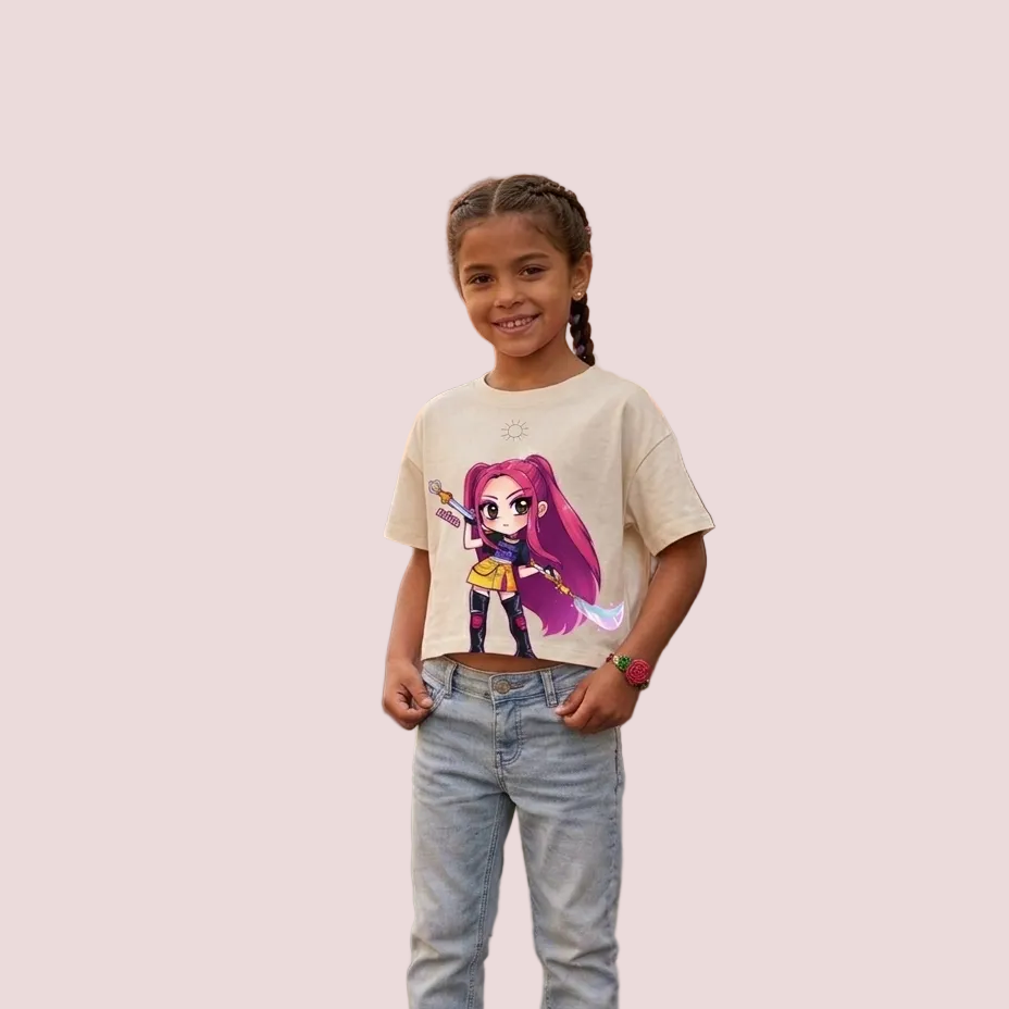 Camiseta niñas Huntrix Kpop