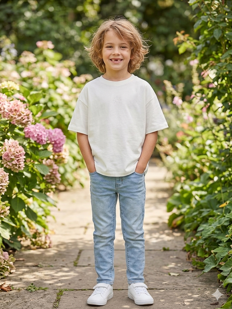 Camiseta overzise niños