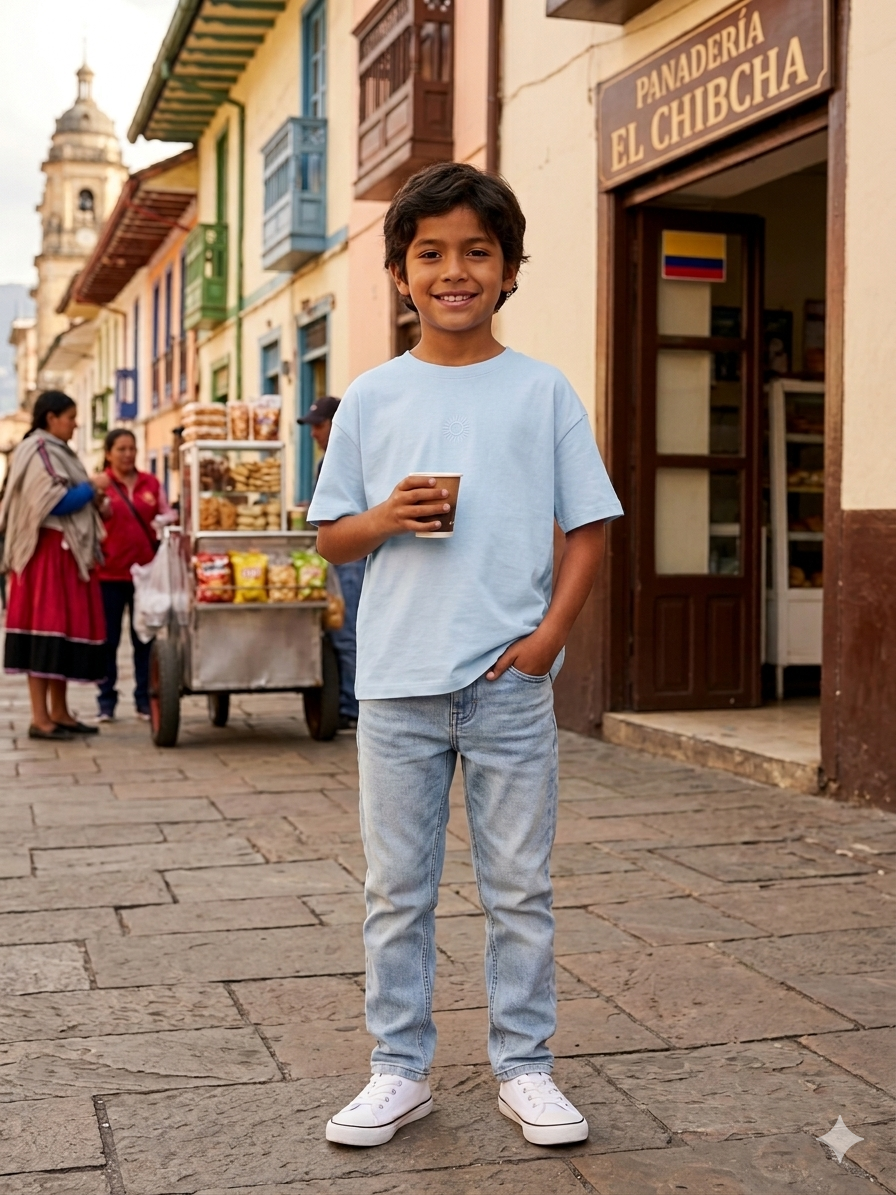Camiseta overzise niños