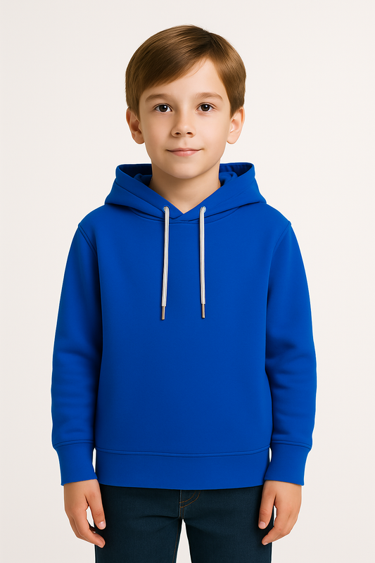Hoodie  para niñoazul rey