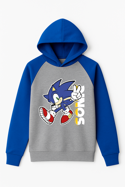 Hoodie de socnic azul